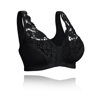 Women’s Wireless Bra – Full Coverage – Front Closure – Breathable Blend – Soft Support