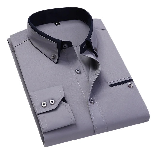 Stylish long sleeve casual shirt for men