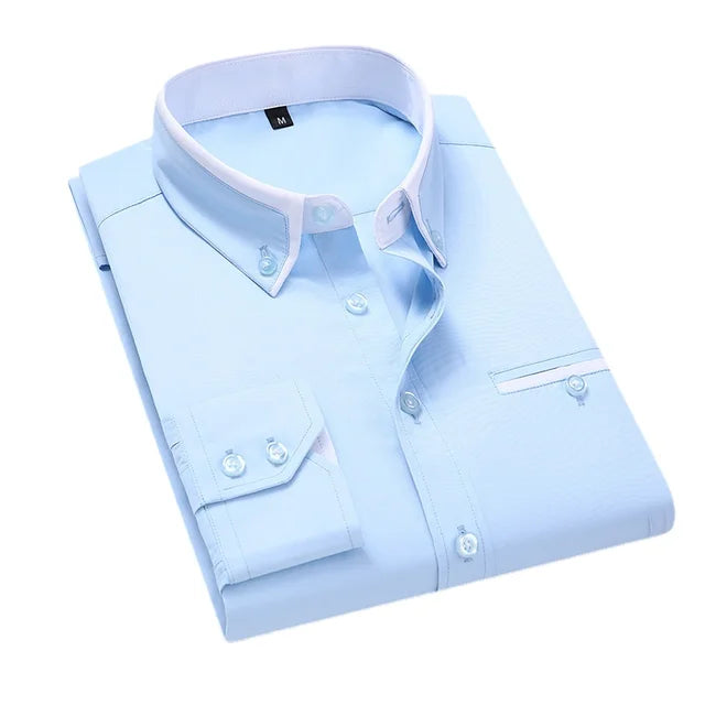 Stylish long sleeve casual shirt for men