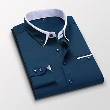 Hendrix - business social slim fit lange mouwen overhemd