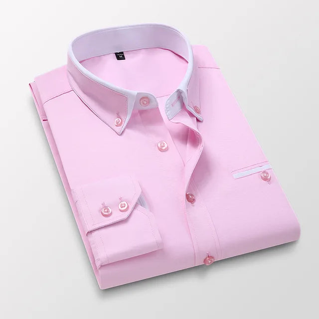 Stylish long sleeve casual shirt for men