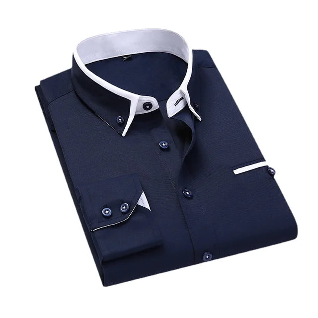 Stylish long sleeve casual shirt for men