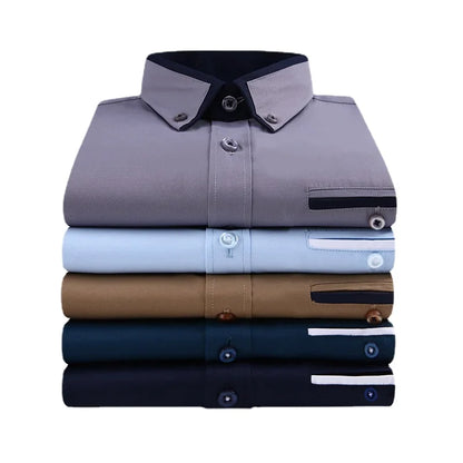 Stylish long sleeve casual shirt for men