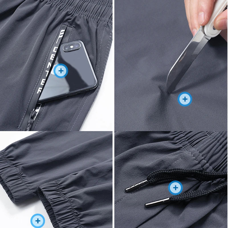 Men's drawstring running pants