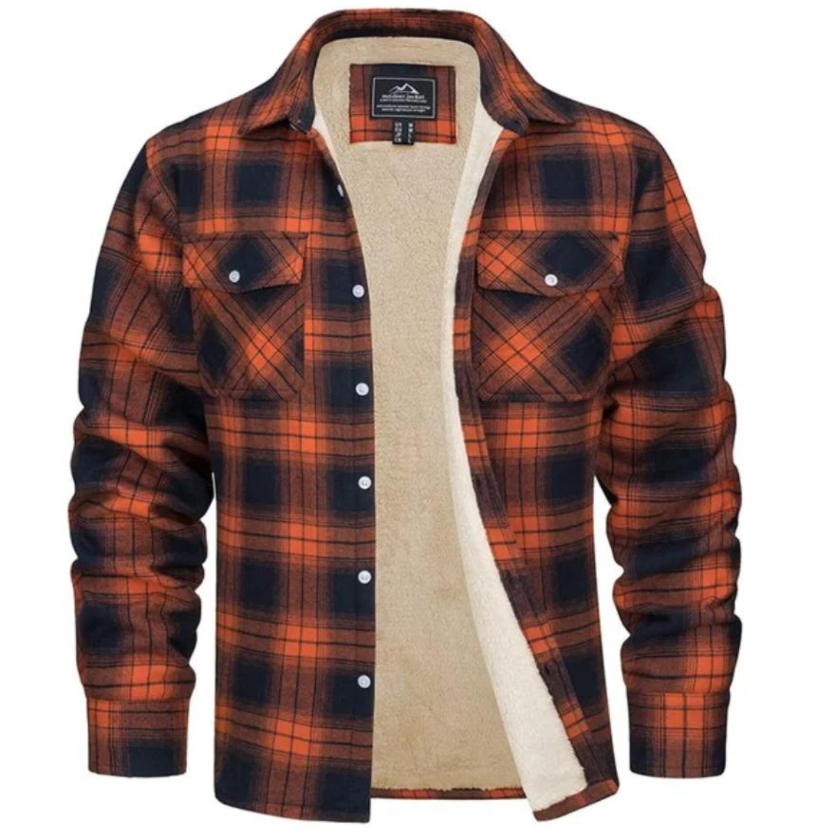 Men's casual checkered jacket