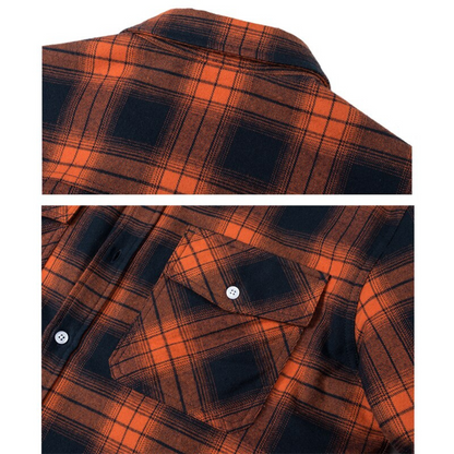 Men's casual checkered jacket