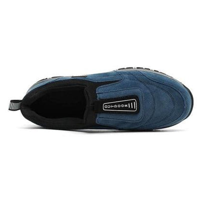 Men’s Slip-On Shoes – Suede Upper – Cushioned Sole – Flexible Fit – Casual Outdoor Wear