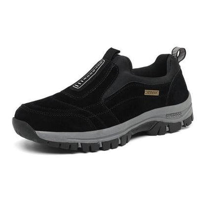 Men’s Slip-On Shoes – Suede Upper – Cushioned Sole – Flexible Fit – Casual Outdoor Wear