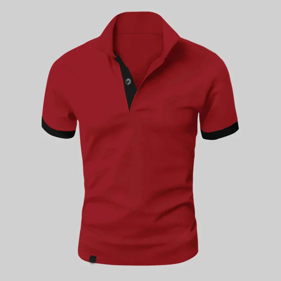 Men’s Polo Shirt – Slim Fit – Natural Fibers – Short Sleeve – Minimalist Design
