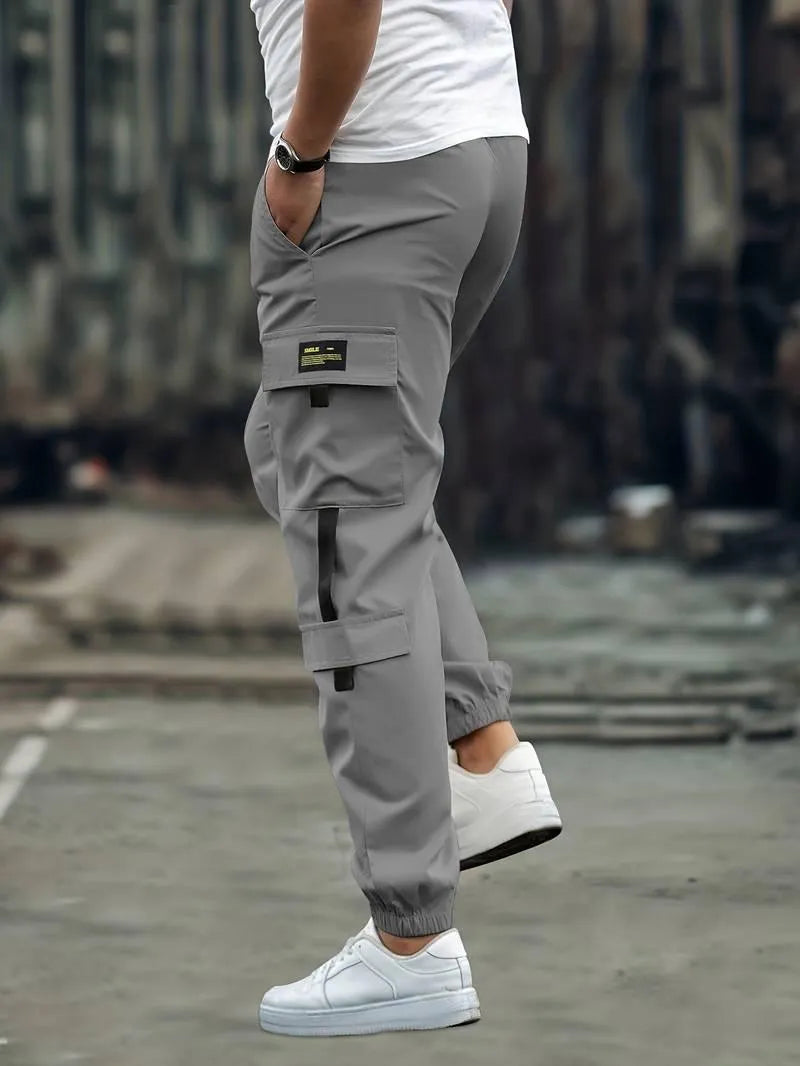 Men’s Cargo Jogger Pants - Relaxed Fit - Adjustable Drawstring - Multiple Pockets