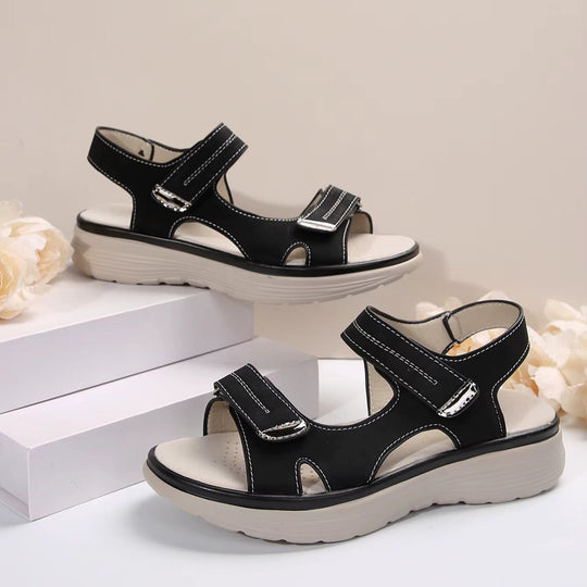 Women’s Sandals – Open Toe – Adjustable Straps – Cushioned Insole – Supportive Fit