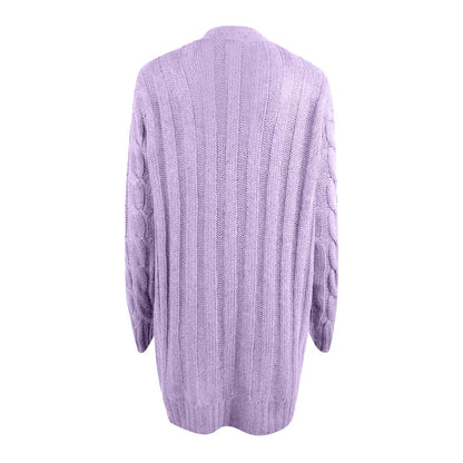 Long sleeve knitted sweater for women