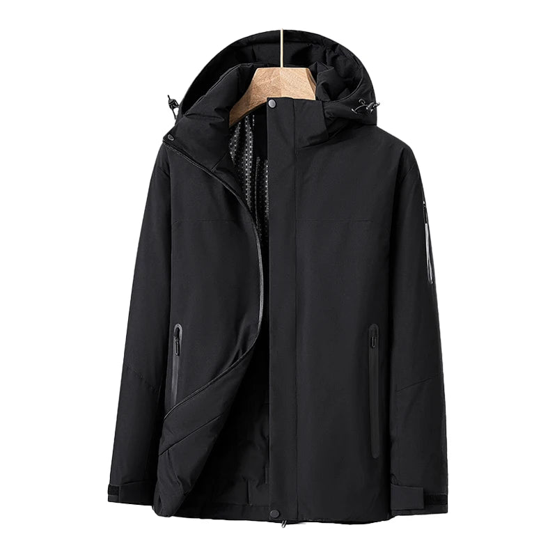 Hooded winter coat for women