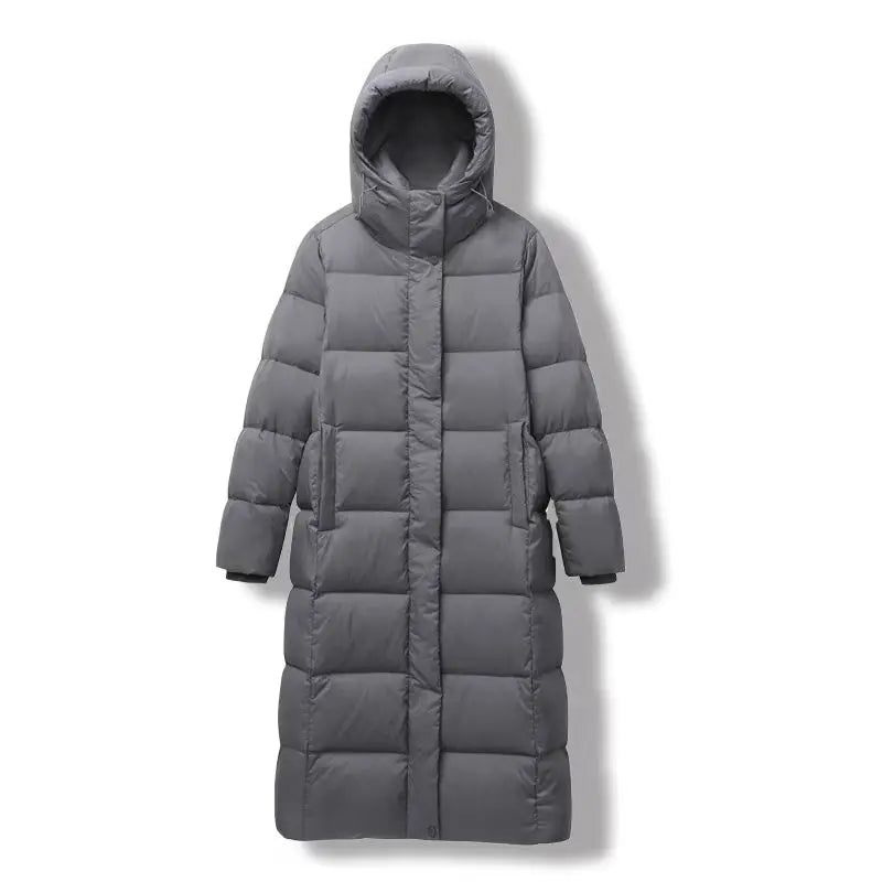 Women's casual winter hooded parka jacket