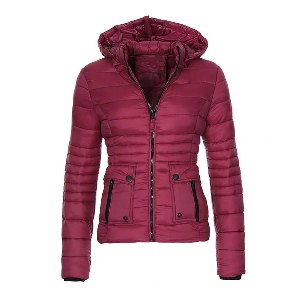 Women's winter jacket with hood