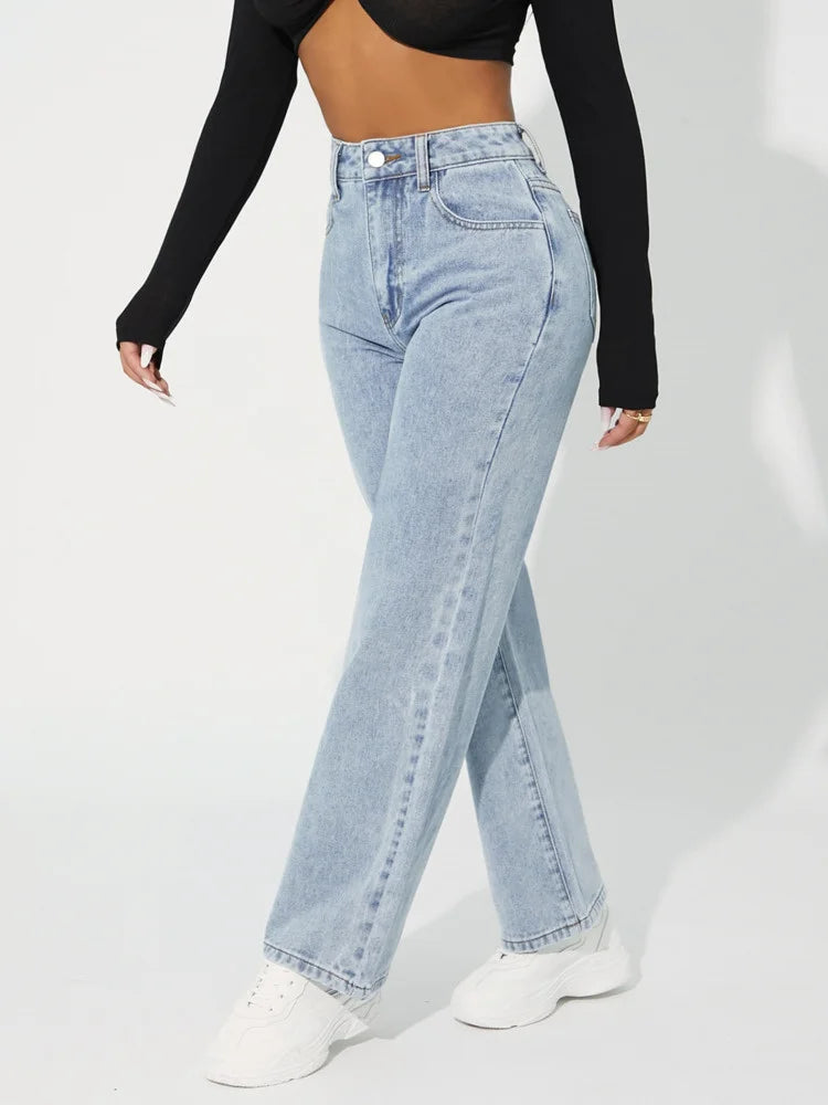 High waist casual trousers for women