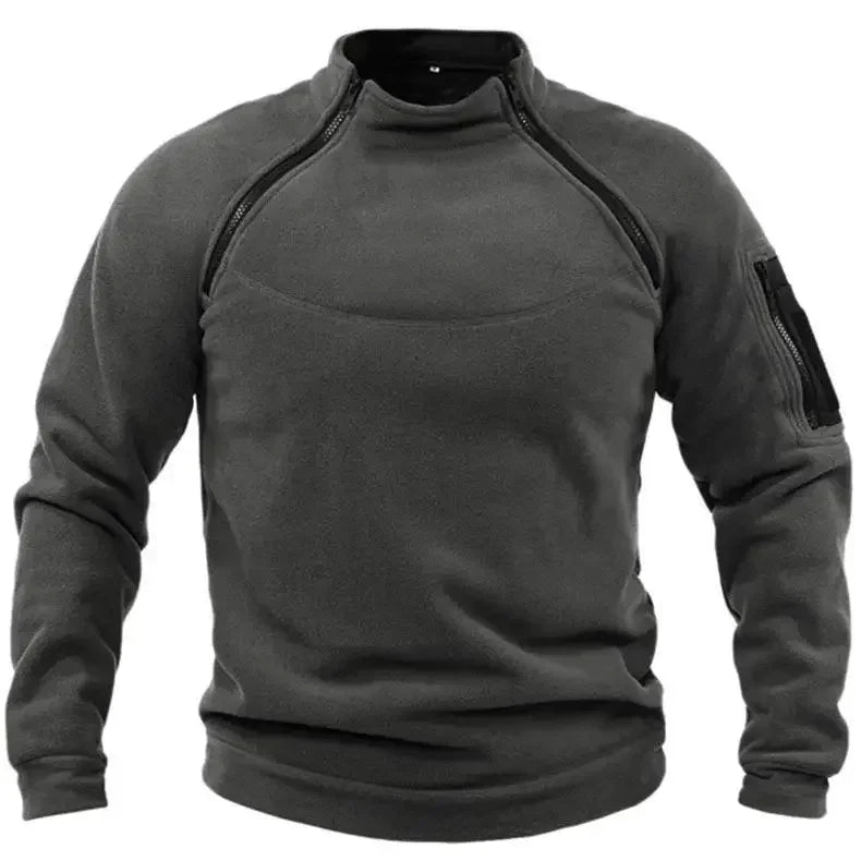 Men's long sleeve casual sweatshirt with pocket