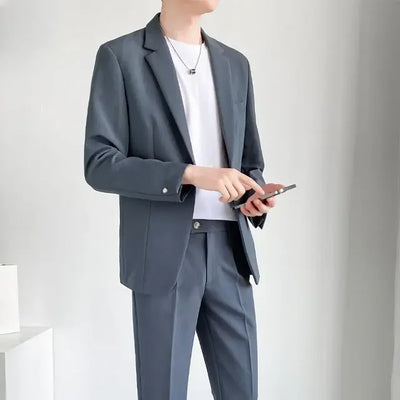Lightweight Casual Men's Suit – Stylish Spring Summer Outfit