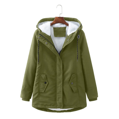 Stylish women's hooded jacket