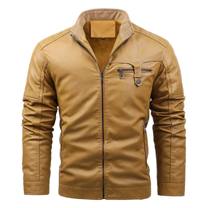 Men's classic biker jacket