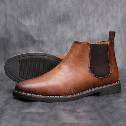 Men's classic boots with elastic sides