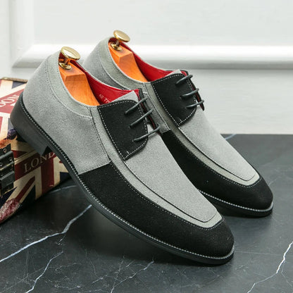 Men's casual faux leather shoes