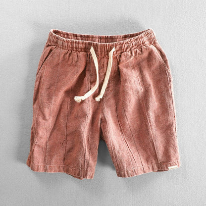Men’s Casual Shorts – Relaxed Fit – Breathable Blend – Drawstring Waist – Above Knee