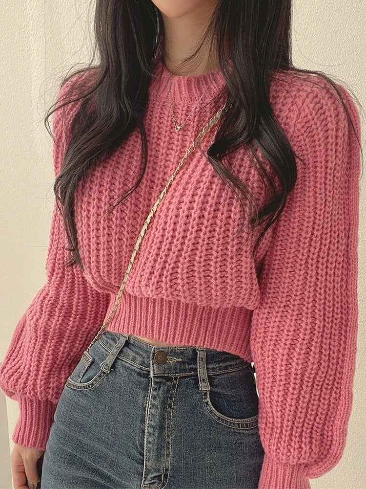 Vintage knitted sweater for women