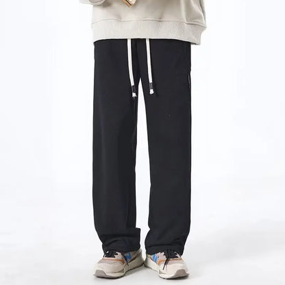 Men's loose fit joggers with elastic waist