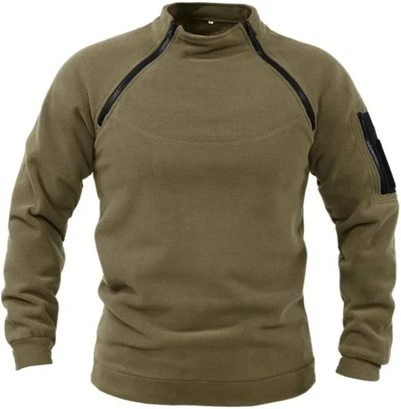 Men's long sleeve casual sweatshirt with pocket