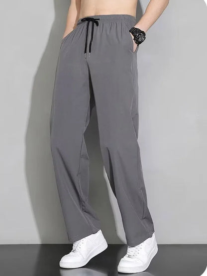 Men's quick-drying straight fit trousers