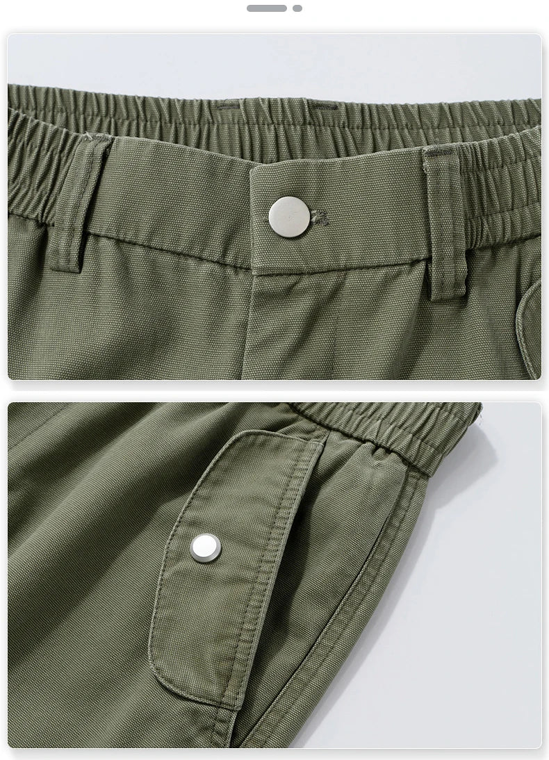 Men’s Cargo Trousers - Relaxed Fit - Multiple Pockets
