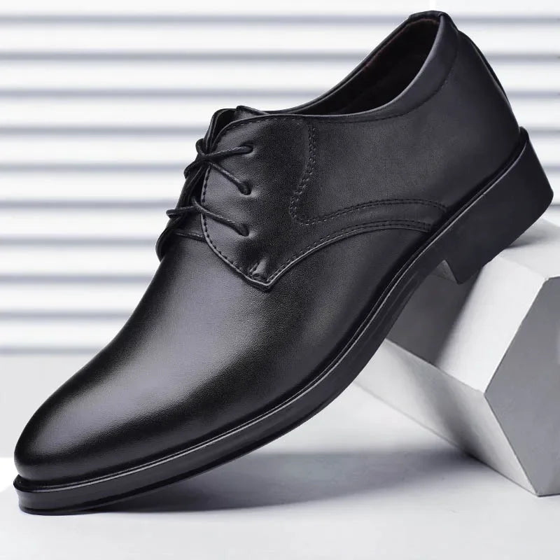 Men's Formal Shoes – Polished Leather – Lace-Up – Supportive Fit – Classic Design