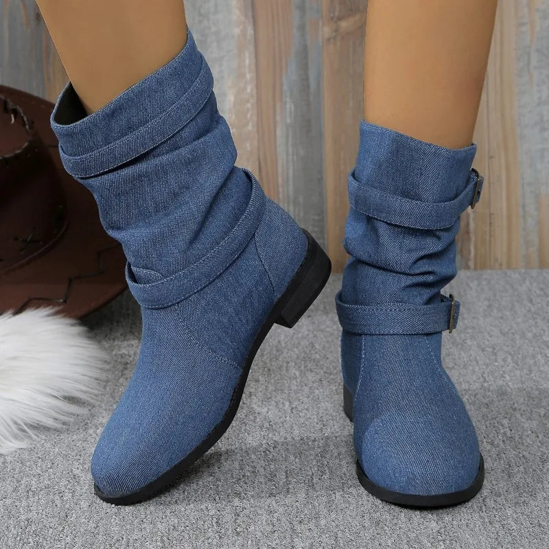 Women's midi ankle boots