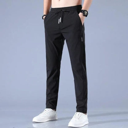 Men’s Jogger Pants - Slim Tapered Fit - Elastic Waistband - Stretch Comfortable Wear