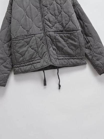 Women’s padded zip-up jacket