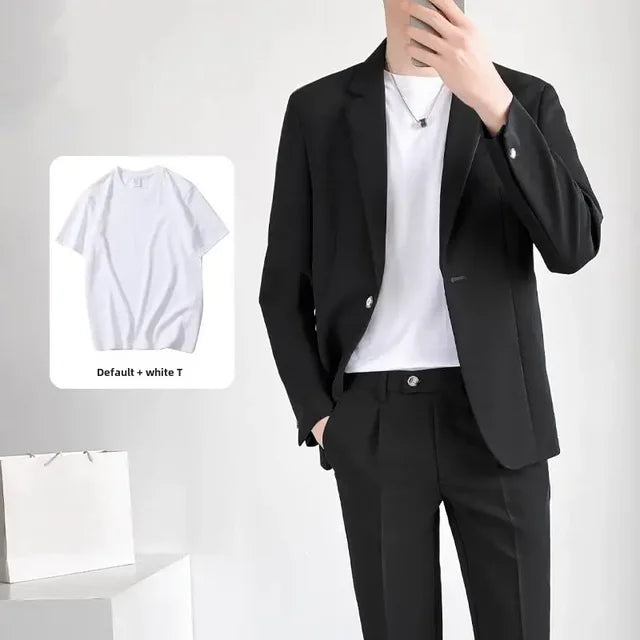 Lightweight Casual Men's Suit – Stylish Spring Summer Outfit