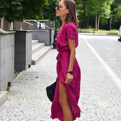 V-Neck Dress for Women – Elegant Sleeveless Design