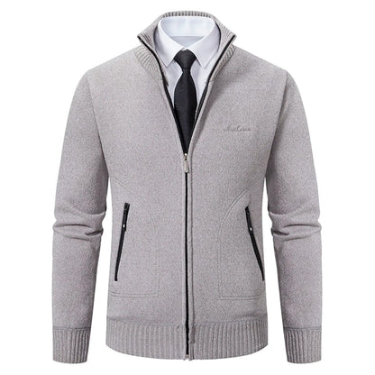 Mens Cozy Knitted Jacket