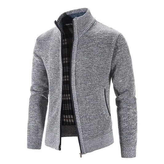 Stylish knitted cardigan for men