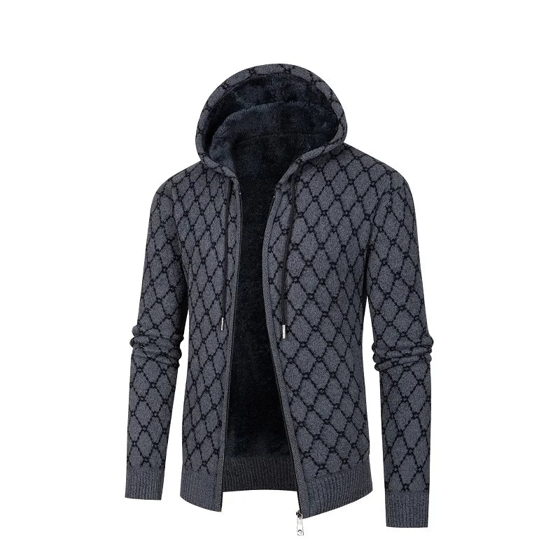 Men's casual hooded jacket