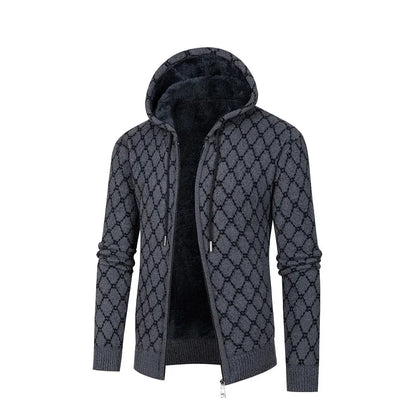 Men's casual hooded jacket