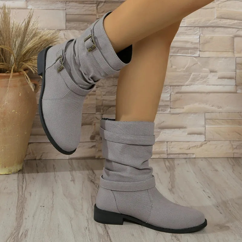 Women's midi ankle boots