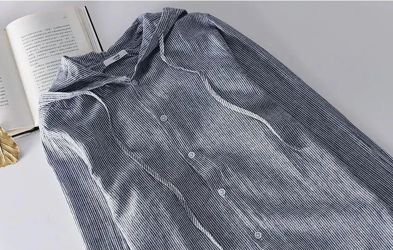 Hooded Shirt - Lightweight Breathable Top for Casual Style