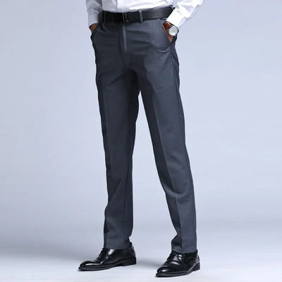 Men’s Dress Pants – Slim Fit – Wool Blend – Tapered Leg – Formal Office Wear