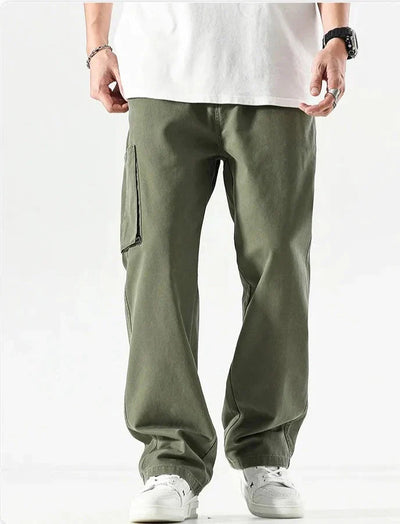 Men’s Cargo Trousers - Relaxed Fit - Multiple Pockets
