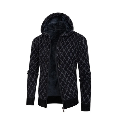 Men's casual hooded jacket