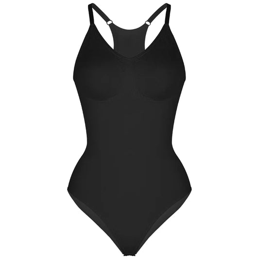 Women’s Bodysuit – Seamless Sculpting Fit – Tummy Control – Racerback Design