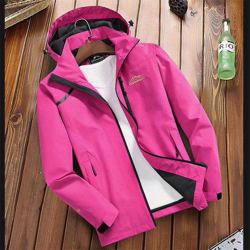Men’s Rain Jacket – Regular Fit – Zip Front – Lined Lightweight Design