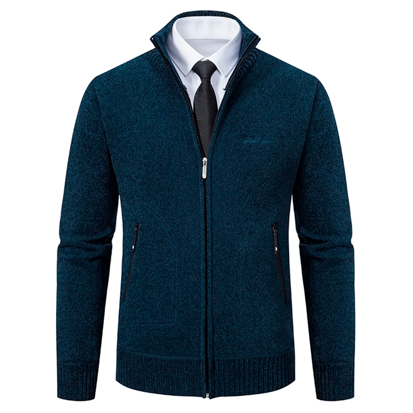 Mens Cozy Knitted Jacket